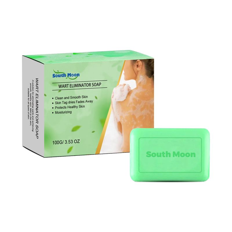 Verrue de la Lune du Sud éliminant les grains de beauté, les verrues sur le cou du visage, les verrues filamenteuses de granulation et le savon nettoyant pour le corps_voghion.com