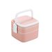 Contenitore per il pranzo in stile giapponese per bambini, contenitore per alimenti a prova di perdite, contenitore portatile multistrato, grazioso Bento Box con scomparto_voghion.com