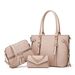 Handtasche-Set fir Fraen Einfache Moud Fraen Tote Bag Dräi-Stéck-Set_voghion.com