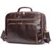 Men's Genuine Crazy Horse Leather Messenger Bag - Vintage Large Capacity Crossbody Laptop Briefcase (Retro Style Fits 15.6" Notebook Water-Resistant)_voghion.com