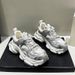 2024 Spring New Dad Women's Mesh Breathable Casual Versatile Trendy Running Height Increasing Sports Shoes_voghion.com