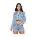 TS1299 new women's casual ripped denim shorts set_voghion.com