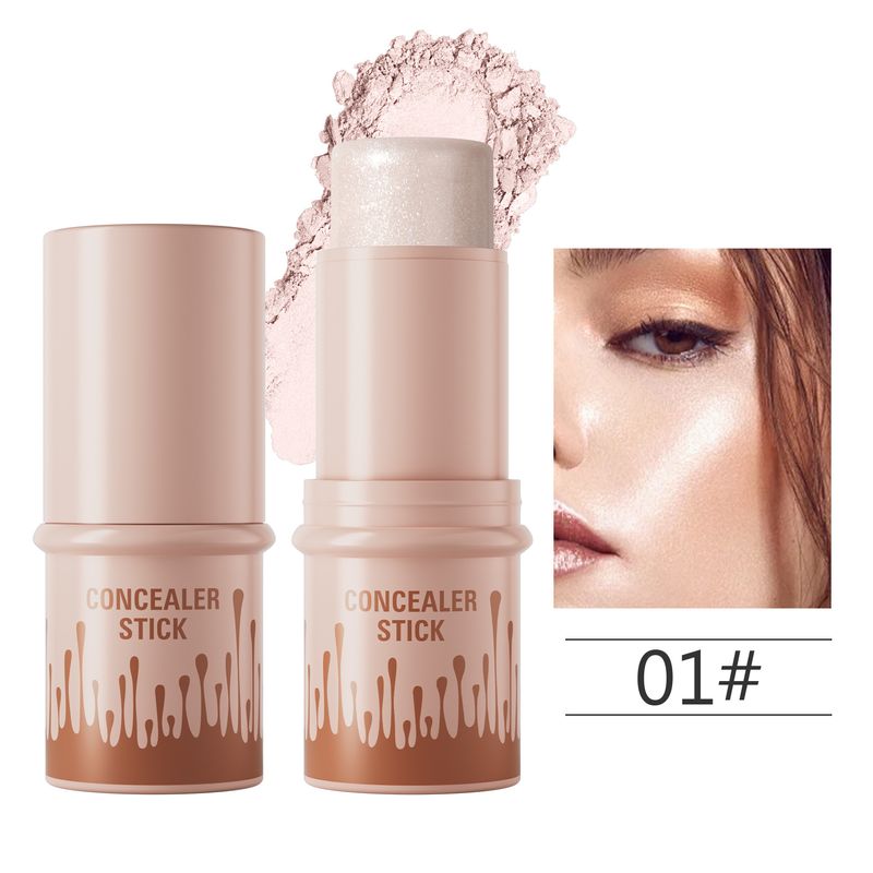 Hellokiss Multicolor Highlight powder blusher Makeup Bronzer 3D Natural Brightening Multifunctional Repair Stick_voghion.com