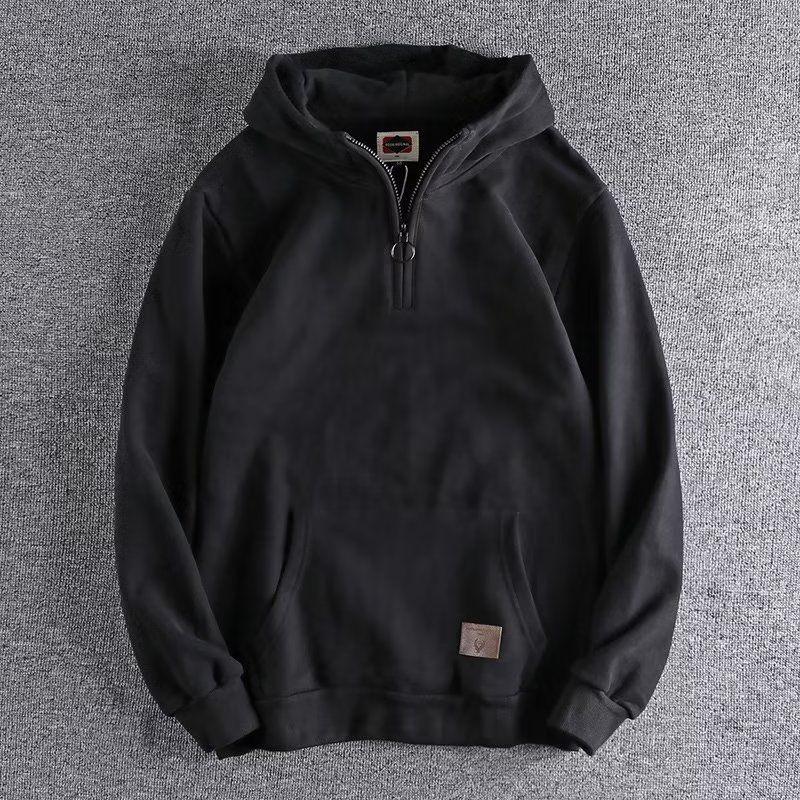 ​Klassisches, einfarbiges Kapuzensweatshirt für Herren – Leichter Pullover-Hoodie für Herbst und Winter – Unisex-Casual-Streetwear​_voghion.com