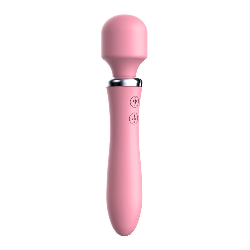 Women's Double-Headed Vibrator AV Stick Heating Strong Vibration Insertable Adult Sex Toys_voghion.com