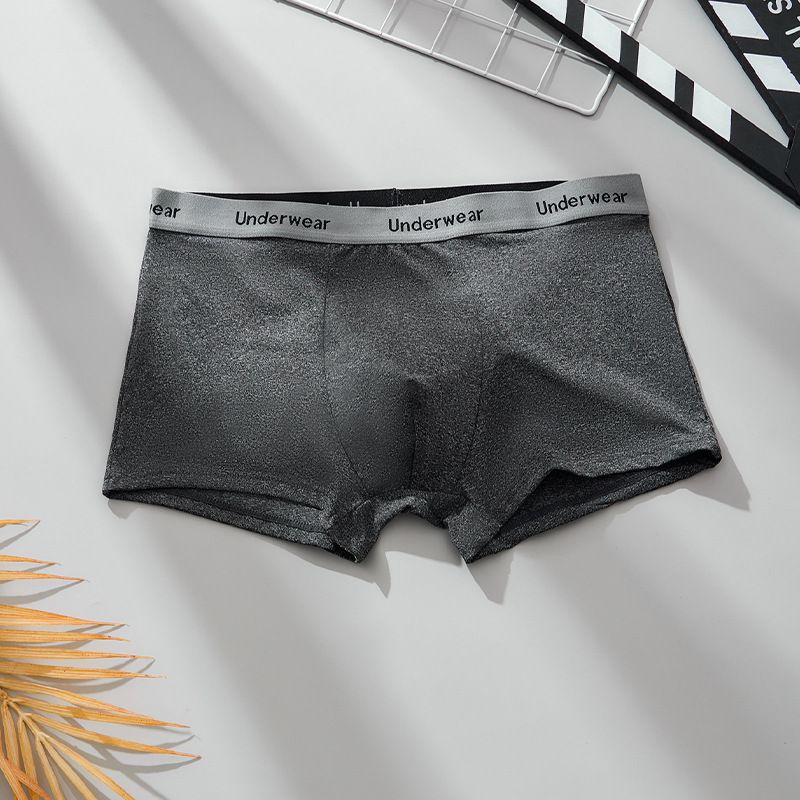 Boxer de sport pour homme avec ceinture à lettres, tendance_voghion.com