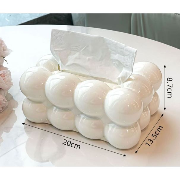 High-grade PP Material Living Room Light Luxury Tissue Box Creative Home Desktop Ornament_voghion.com