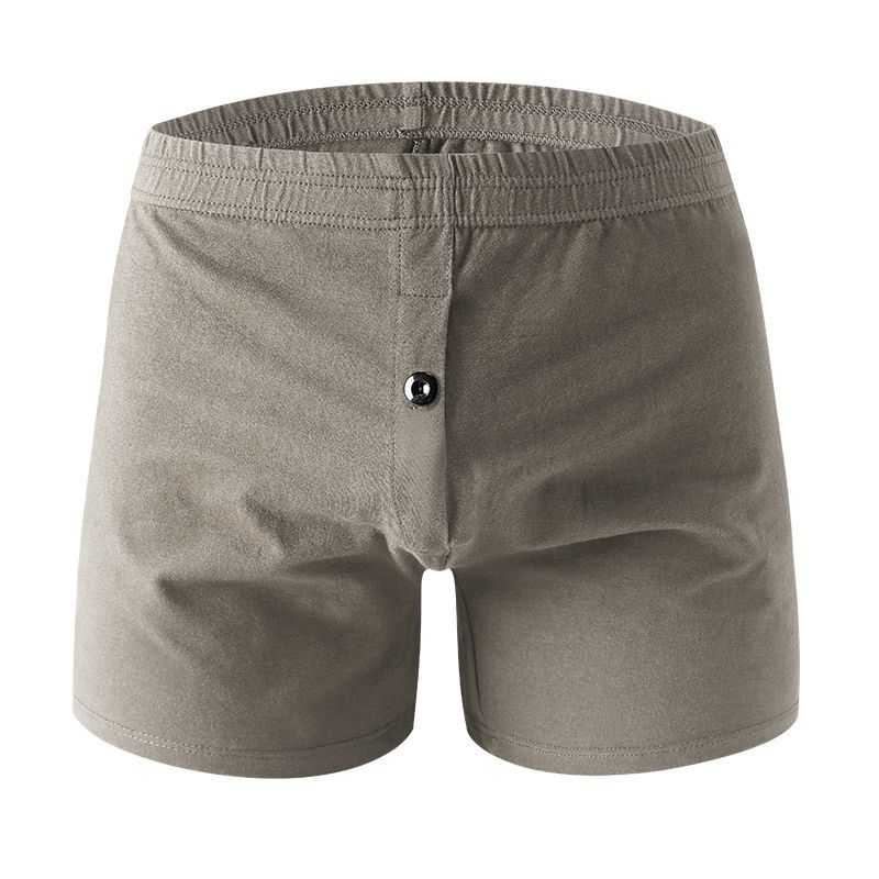 Ropa interior para hombre, calzoncillos bóxer planos de algodón, sexys, de cintura alta, con flechas, transpirables, de verano, talla grande_voghion.com