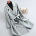 Women's double velvet coat temperament woolen coat windbreaker coat_voghion.com