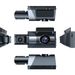 Rejestrator jazdy HD 1080P z Wi-Fi z wyświetlaczem z trzema obiektywami do nagrywania obrazu z przodu samochodu z tyłu samochodu i cofania_voghion.com