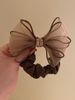 Organza Bow Internet Celebrity 2025 New Headbands High-end Feel Girls Flowers Accessories Hair Ties_voghion.com
