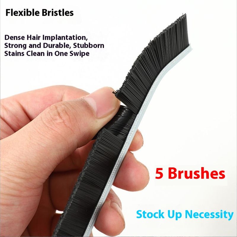 Bathroom Toilet Kitchen Tile Corner Cleaning Multi-Functional Window Gap Groove Dust Hard Bristle Brush_voghion.com