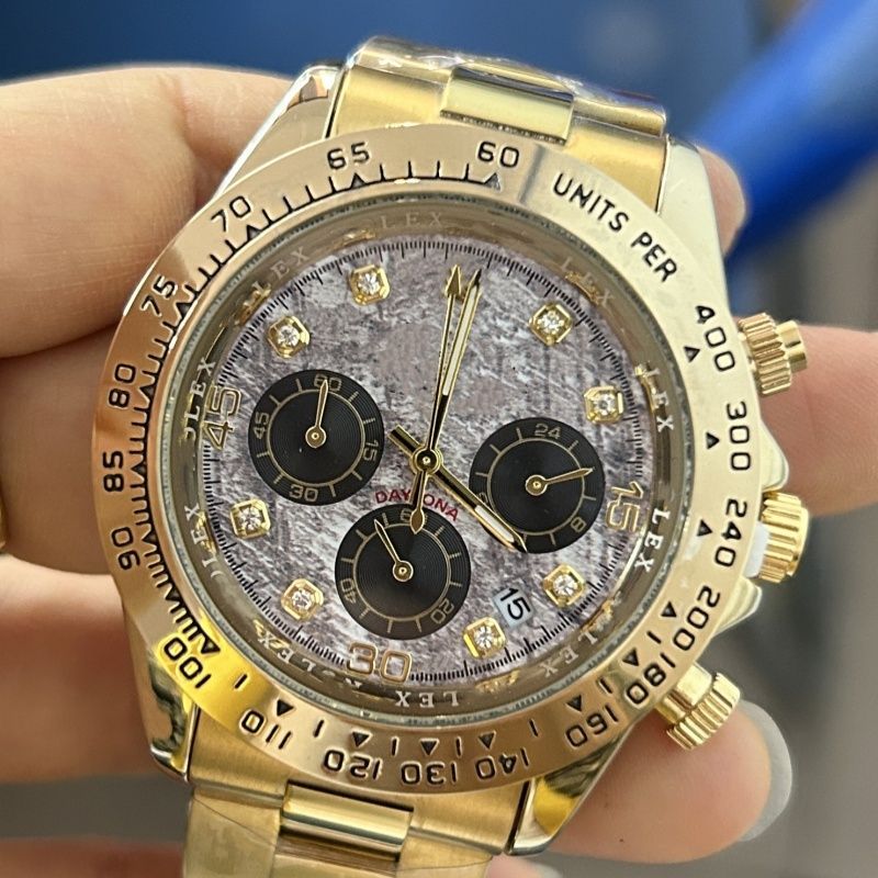 Orologio da uomo Classico e alla moda Orologio da uomo al quarzo con cronometraggio in stile business in acciaio inossidabile con cinturino in gomma Orologio da uomo_voghion.com