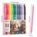 S367 Acrylic Marker Pens For Kids - 0.6mm Fine Tip, Non-Smudge, Vibrant Colors For Drawing, DIY Crafts & Journaling (Set Of 12)_voghion.com