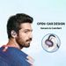Kabellose Open-Ear 5.3 Luftleitungskopfhörer - Geräuschunterdrückung mit zwei Mikrofonen, Siri-Sprachassistent und Stereo-Sport_voghion.com
