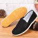 Men's Spring Summer Old Beijing Style Cowhide Sole Cloth Single Shoes Work Non-Slip Wear-Resistant Breathable_voghion.com