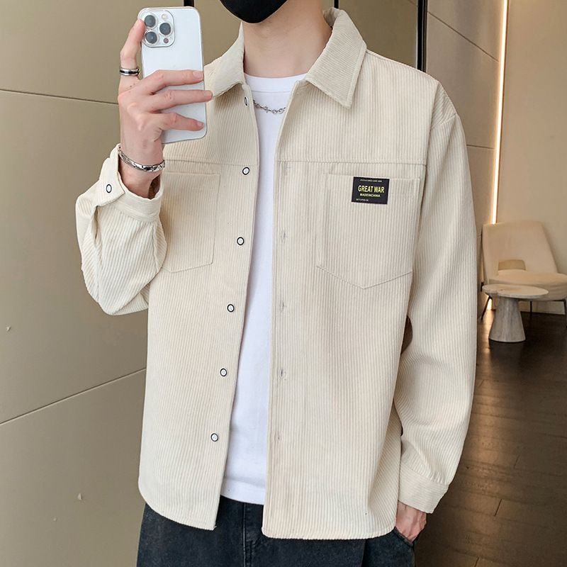 Lässige Reversjacke für Herren – Trendiger, leichter Mantel für Jugendliche | High Street Style_voghion.com