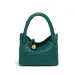 Woven Crossbody Women Simple Advanced Feeling Shoulder Handbag PU Material Hobo Bag_voghion.com