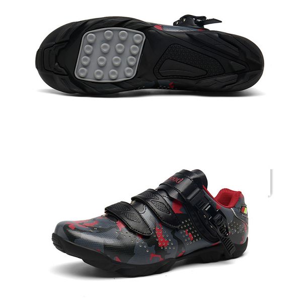 Novos sapatos de ciclismo com trava, sapatos de ciclismo com trava, sapatos de ciclismo masculinos, sapatos de ciclismo de montanha sem trava_voghion.com