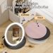 LED Vanity Mirror With Touch Control – Foldable Makeup Mirror With 3-Color Light Modes (USB Rechargeable, Adjustable Brightness)_voghion.com