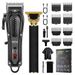 Professional Hair Clipper Kit – USB Rechargeable Cordless Hair Trimmer With LCD Display, Detachable Blades & Multiple Comb Attachments_voghion.com