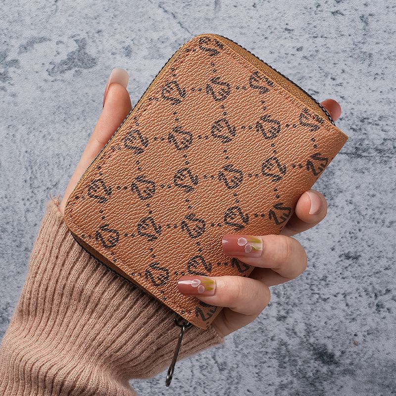 Damentaschen Neues Geschenk Kartenhalter mit großer Kapazität Buskartenhalter für Damen Akkordeonkartenhalter für Herren Ausweistasche mit Reißverschluss_voghion.com