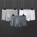 Boxer da uomo Premium - Confezione da 3/4 di biancheria intima in cotone modal con fodera in grafene, traspiranti e comodi, confezione regalo (nero, grigio, bianco)_voghion.com