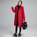 Nueva chaqueta de invierno holgada de algodón con capucha extendida para mujer_voghion.com