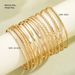 Unique Exaggerated Wide Bracelet Gold Polished Irregular Bangles Bracelets Multi-Piece Set_voghion.com