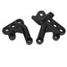 Universal Motorcycle Foot Pegs - Aluminum Alloy Replacement Parts For Enhanced Comfort & Durability (Black, 12x12x5cm)_voghion.com