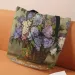 Printed Handbag Reusable Fashionable Backpack Multifunctional Printed Canvas Shopping Bag 250321l_voghion.com