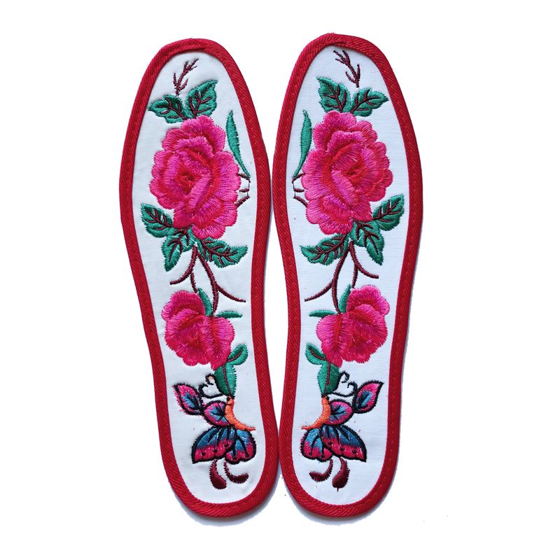 Embroidered With Seven Cotton And A Thousand Layers Of Pure Fabric Insole For Women_voghion.com