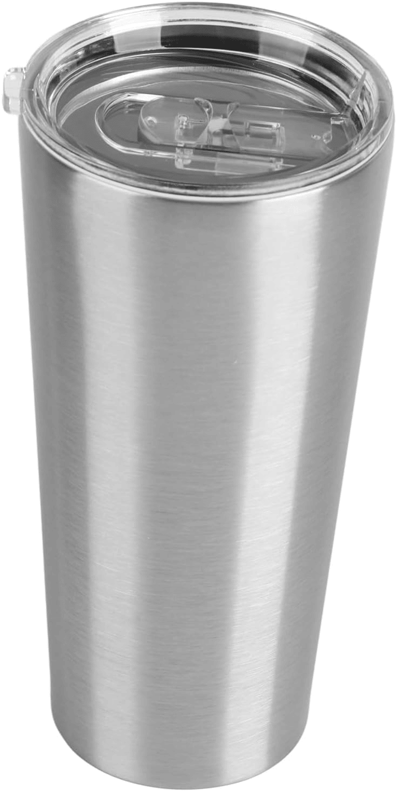 30oz Stainless Steel Mug Ice Bar Mug Coffee Mug With Clear Lid Travel Mug Double Wall Water Coffee Cup For Home, Office, Kitchen Outdoor Ideal For Ice Drinks/Hot Beverage_voghion.com