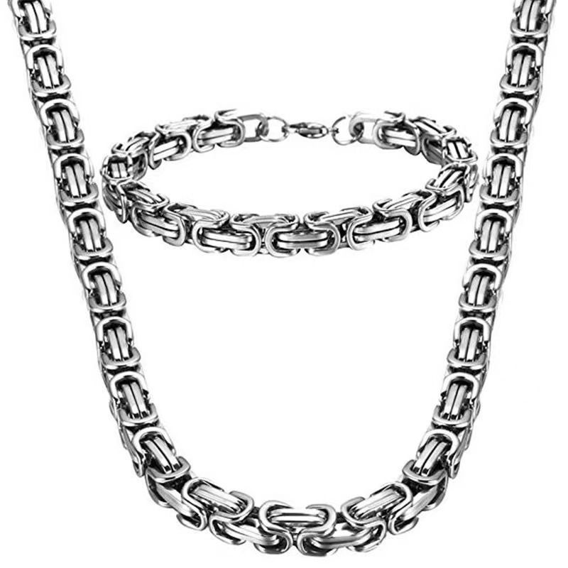 Hot Selling Gouden Hip-Hop Titanium Stalen Cubaanse Ketting Trui Ketting Voor Mannen_voghion.com
