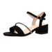 Sandalen mit niedrigem Absatz für Damen, Wort mit Strasssteinen, High Heels im Feenstil, modische, vielseitige Sandalen_voghion.com