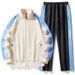 Herenkleding Lente en herfst Trendy lange mouwen trui broek Tweedelig hardlopen casual sportkleding_voghion.com