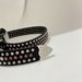 Glinsterende riem met strasssteentjes voor dames - Punk-stijl tailleriem met studs en gesp, modieuze en stijlvolle accessoire voor jeans, jurken en meer_voghion.com