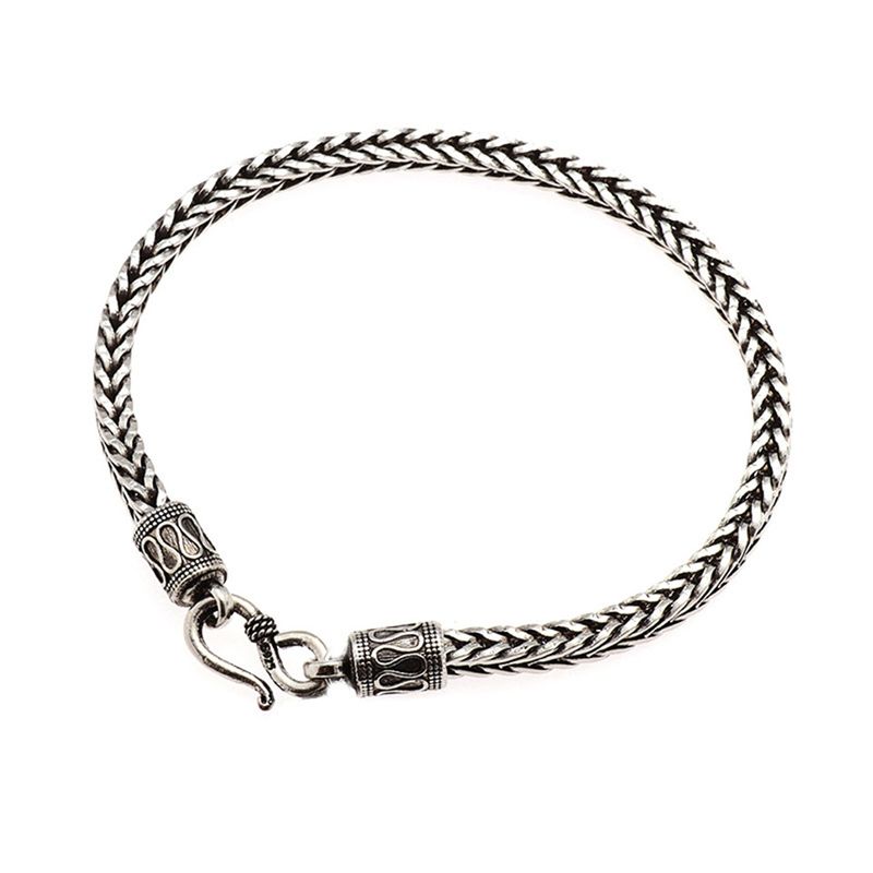 Nova pulseira masculina de aço inoxidável com estilo Ins e personalidade, versátil com etiqueta_voghion.com