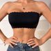 Women's Intimates Popular Summer Seamless Wave Pattern Tube Top Bra_voghion.com