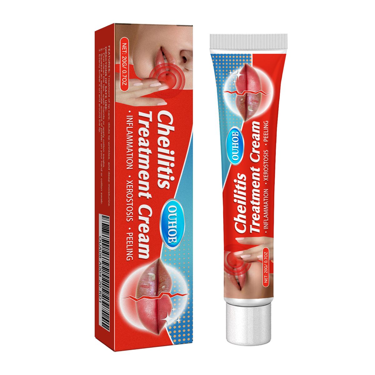 OUHOE Gentle Plumping Nourishing Hydrating Moisturizing Pouty Lips Daily Care Lip Balm_voghion.com