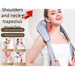 Masażer do pleców, ramion i mięśni czworobocznych, do użytku domowego, terapia cieplna, pielęgnacja szyi, prezent_voghion.com