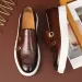 Retro-Mode Herren Schwarz Braun Flats Monk Strap Lederschuhe Casual Loafers Formelle Kleidung Schuhe atos Hombre_voghion.com