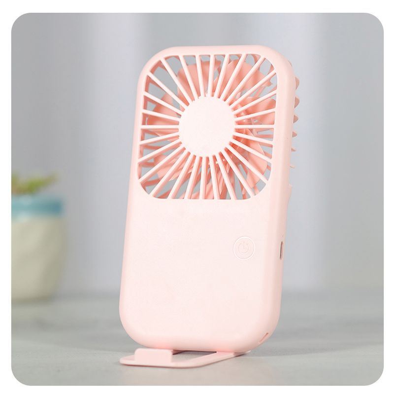 Portable Mini Pocket Fan - USB Rechargeable 3-Speed Adjustable Ultra-Lightweight Personal Cooling Fan For Outdoor Travel & Office Use​_voghion.com