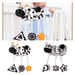 Black White And Animal Visual Stimulation Early Education Crib Toy_voghion.com