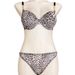 Sexy Rhinestone Strap Underwire Push-Up Bra With Leopard Print - Enhances Shape & Comfort, 3/4 Cup Coverage, Adjustable Back Closure, Sizes 46-52C_voghion.com