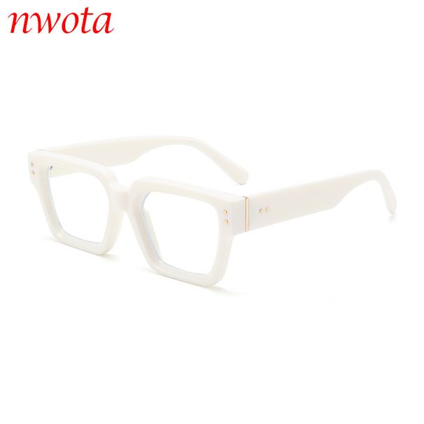 Déckt Gestell Anti Blo Liicht Flaach Brëll Trendy Perséinlechkeet Grouss Gestell Liesbrëll Anti Middegkeet_voghion.com