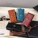 Wallet, long zippered, women's leather wallet, 2024 new high-capacity handbag_voghion.com