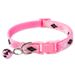 1.0 Plaid Patch Bell Pet Dog Collar In Stock Wholesale Cat_voghion.com