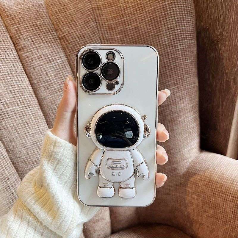 Neu Glitter Astronaut Fall für Xiaomi Redmi K40 K50 9A 9T 9C Hinweis 9S 10S 11S 8 9 10 11 Pro Weichen Falten_voghion.com