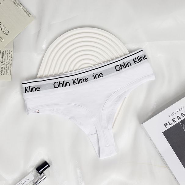 Unterwäsche & Nachtwäsche Mode Einfarbig Reine Baumwolle Niedrige Taille Sexy Brief Gürtel Unterwäsche_voghion.com